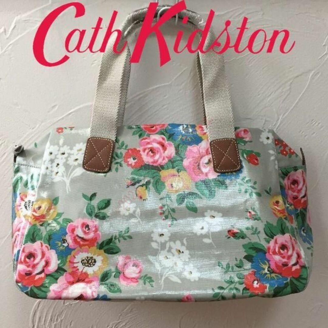 Cath Kidston(キャスキッドソン)の新品 キャスキッドソン ジップアップハンドバッグ ローズバンチストーン レディースのバッグ(ハンドバッグ)の商品写真