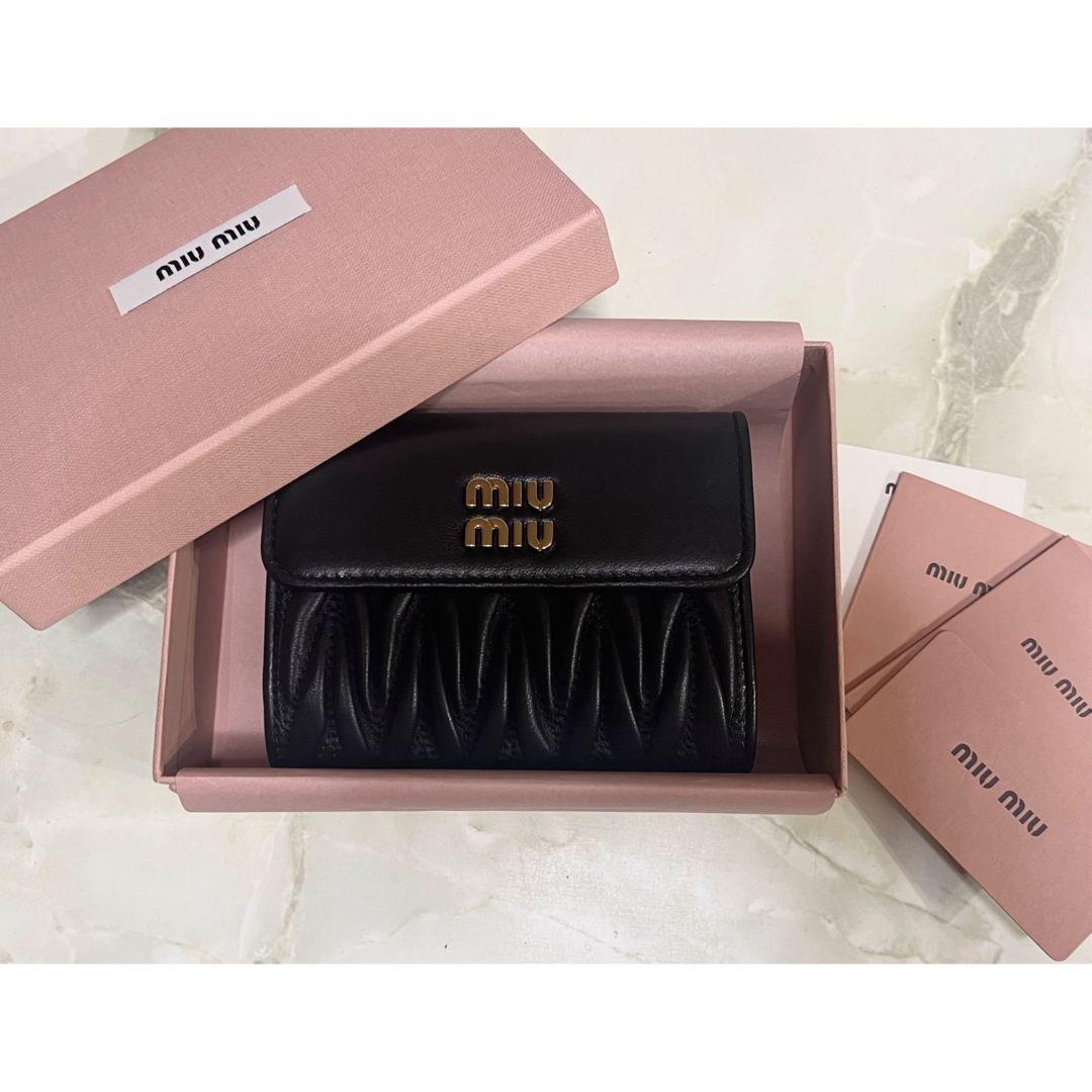 miumiu - 新品未使用品 miumiu マテラッセ マトラッセ 財布 ウォレット ...