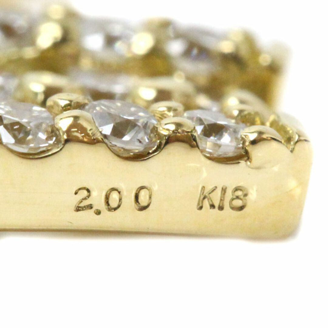 K18YG イエローゴールド ネックレス ベネチアン ダイヤモンド2.00ct