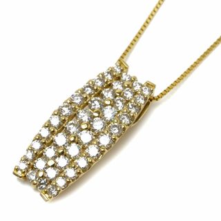 K18YG イエローゴールド ネックレス ベネチアン ダイヤモンド2.00ct