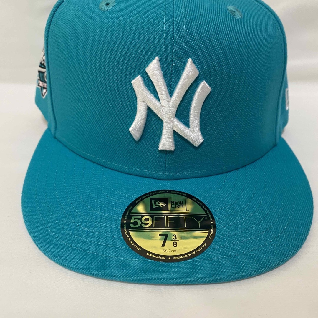 海外限定　NEWERA  ヤンキース  キャップ ベージュ　ピンク　7 3/8Jordan