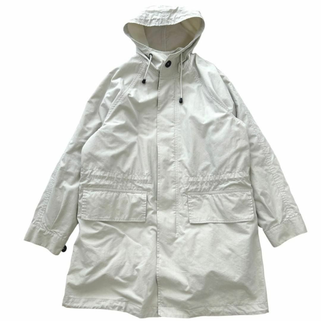 MHL. VINTAGE COTTON NYLON フーデッドコートM