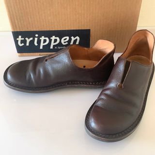 トリッペン(trippen)の【美品】trippen Pure espresso トリッペン  ピュア(ローファー/革靴)