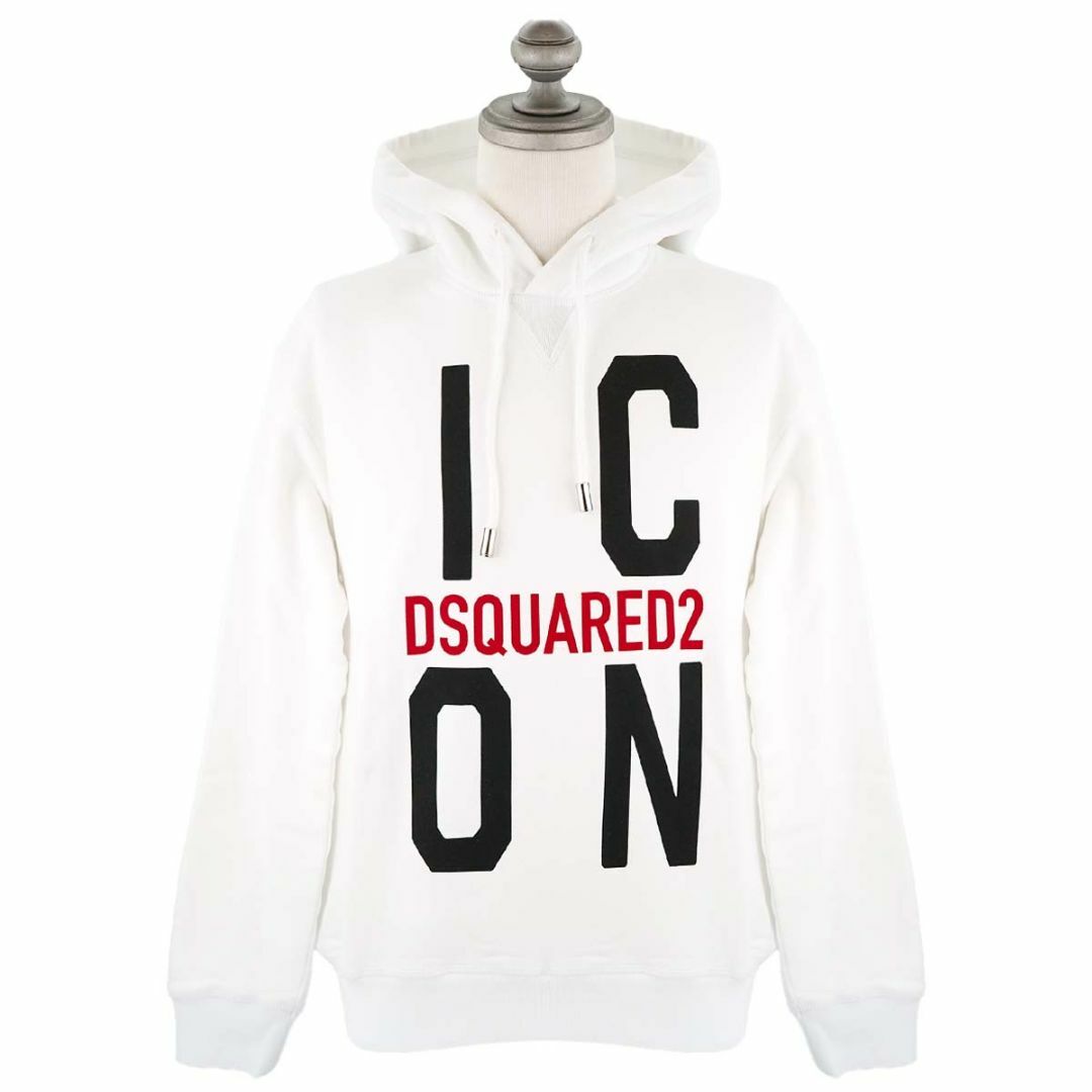 DSQUARED2 ディースクエアード パーカー ホワイト Mサイズ