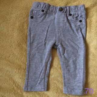 ベビーギャップ(babyGAP)のbabyGap グレーパンツ 70(パンツ)