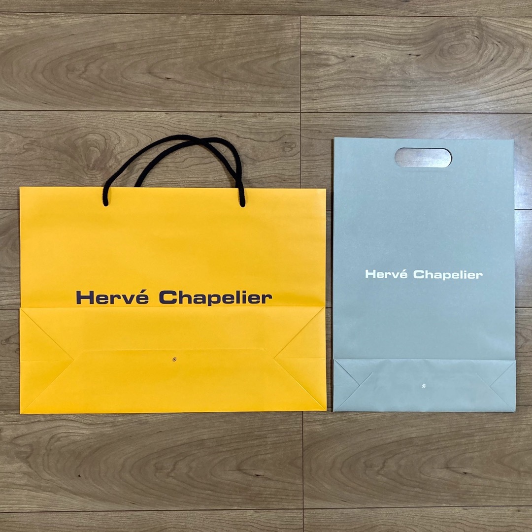 Herve Chapelier(エルベシャプリエ)のエルベシャプリエ（Hervé Chapelier）紙袋2点セット レディースのバッグ(ショップ袋)の商品写真