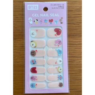 ビーティーイシビル(BT21)の【公式】BT21 ジェルネイルシール　ピンク(アイドルグッズ)