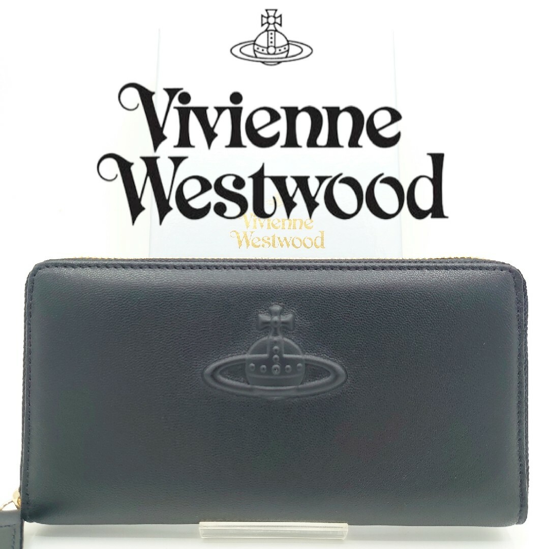 新品】Vivienne Westwood 長財布 ブラック 新品】Vivienne Westwood 長財布 ブラック