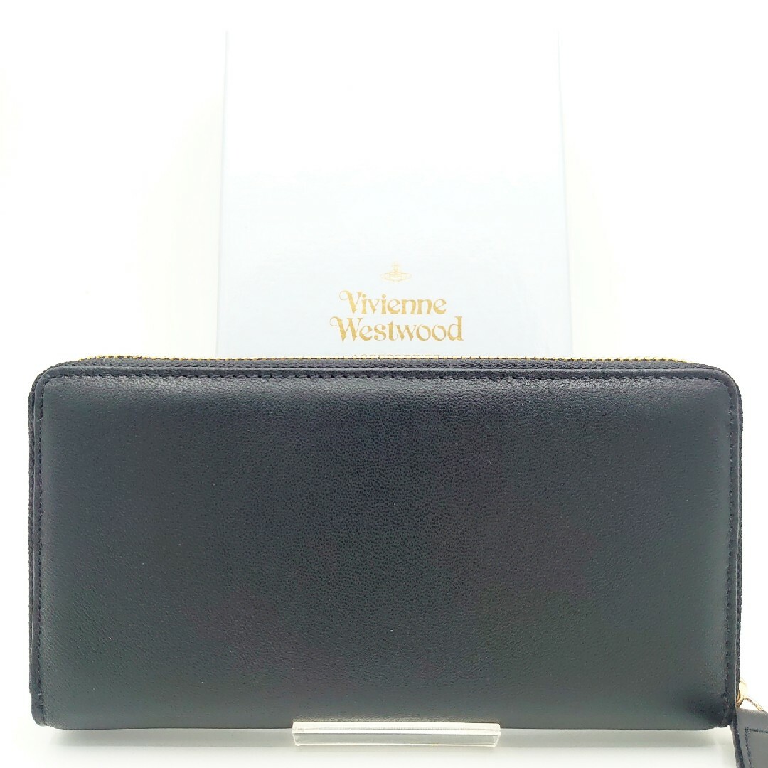 新品】Vivienne Westwood 長財布 ブラック 新品】Vivienne Westwood 長財布 ブラック