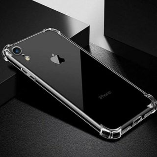 クリアケースセット iphoneXR 全面保護 ガラス 保護フィルム ケース(iPhoneケース)
