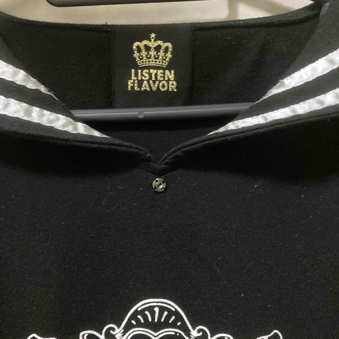 LISTEN FLAVOR(リッスンフレーバー)のリッスンフレーバー セーラー襟 半袖 カットソー トップス レディースのトップス(カットソー(半袖/袖なし))の商品写真