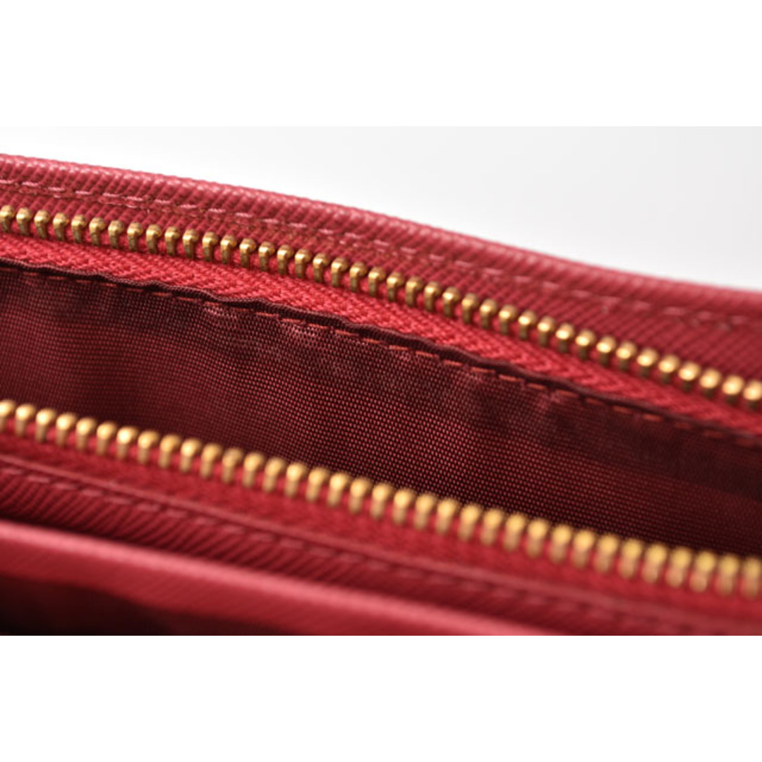 未使用プラダ 財布 PRADA 長財布 1M1132 SAFFIANO METAL/サフィアノ PEONIA/ペオニア 4