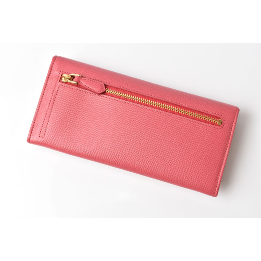 未使用プラダ 財布 PRADA 長財布 1M1132 SAFFIANO METAL/サフィアノ PEONIA/ペオニア 8
