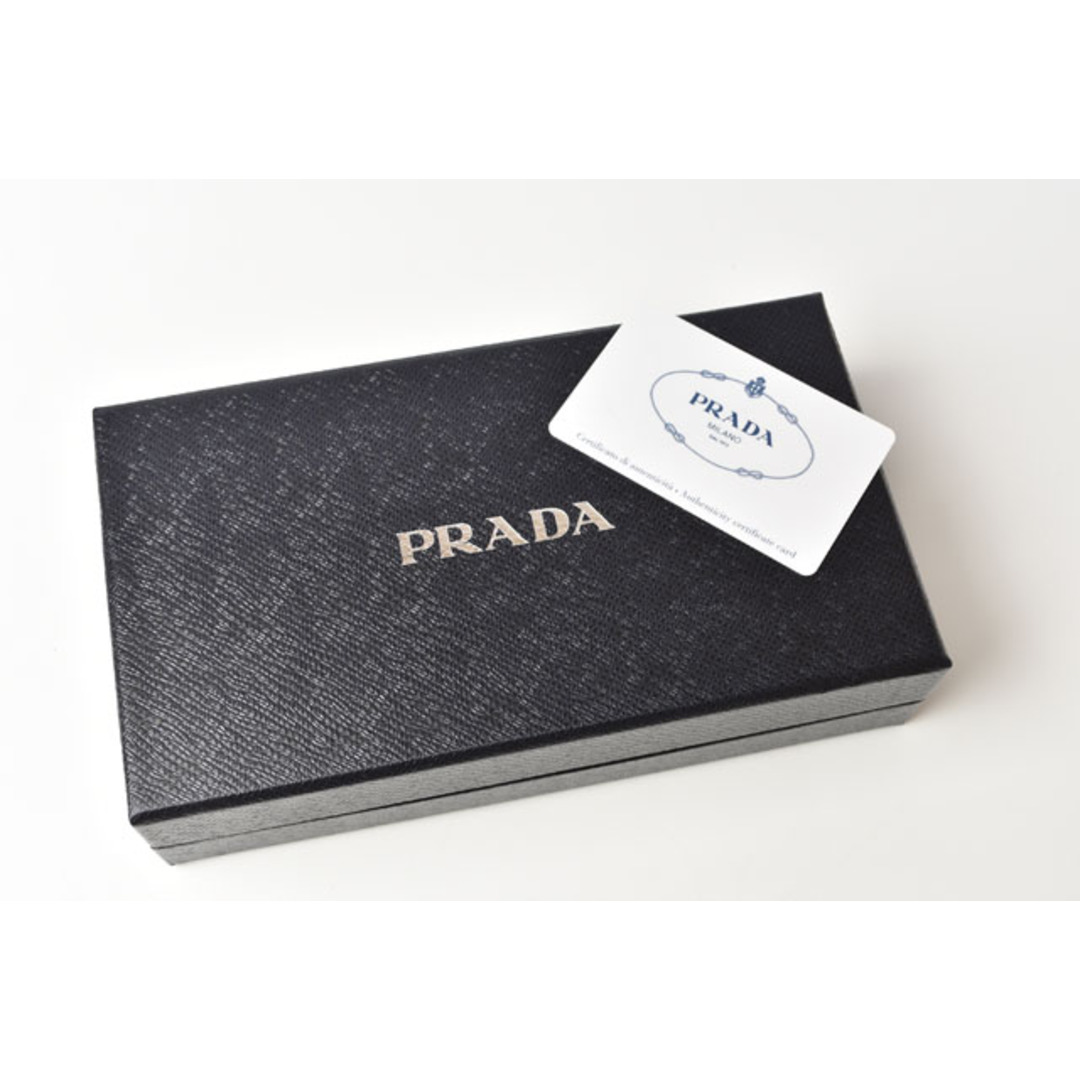 未使用プラダ 財布 PRADA 長財布 1M1132 SAFFIANO METAL/サフィアノ PEONIA/ペオニア 9