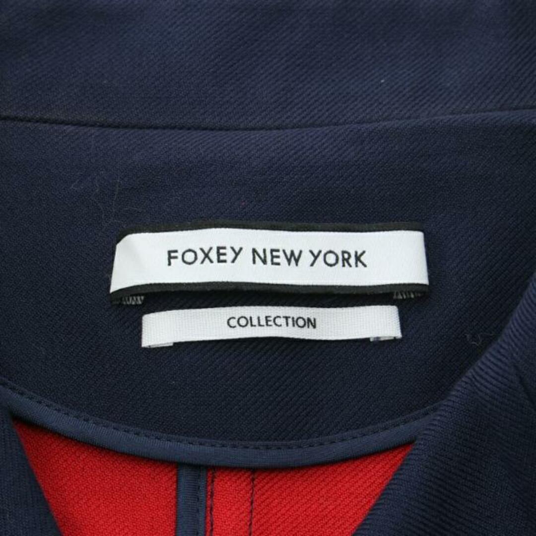FOXEY NEW YORK(フォクシーニューヨーク)の トレンチコート コットン ネイビー レディースのジャケット/アウター(トレンチコート)の商品写真