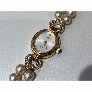 antique pearl  bress watch♡