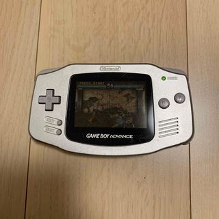 ゲームボーイアドバンス(ゲームボーイアドバンス)のGAME BOY ADVANCE シルバー　難あり(携帯用ゲーム機本体)