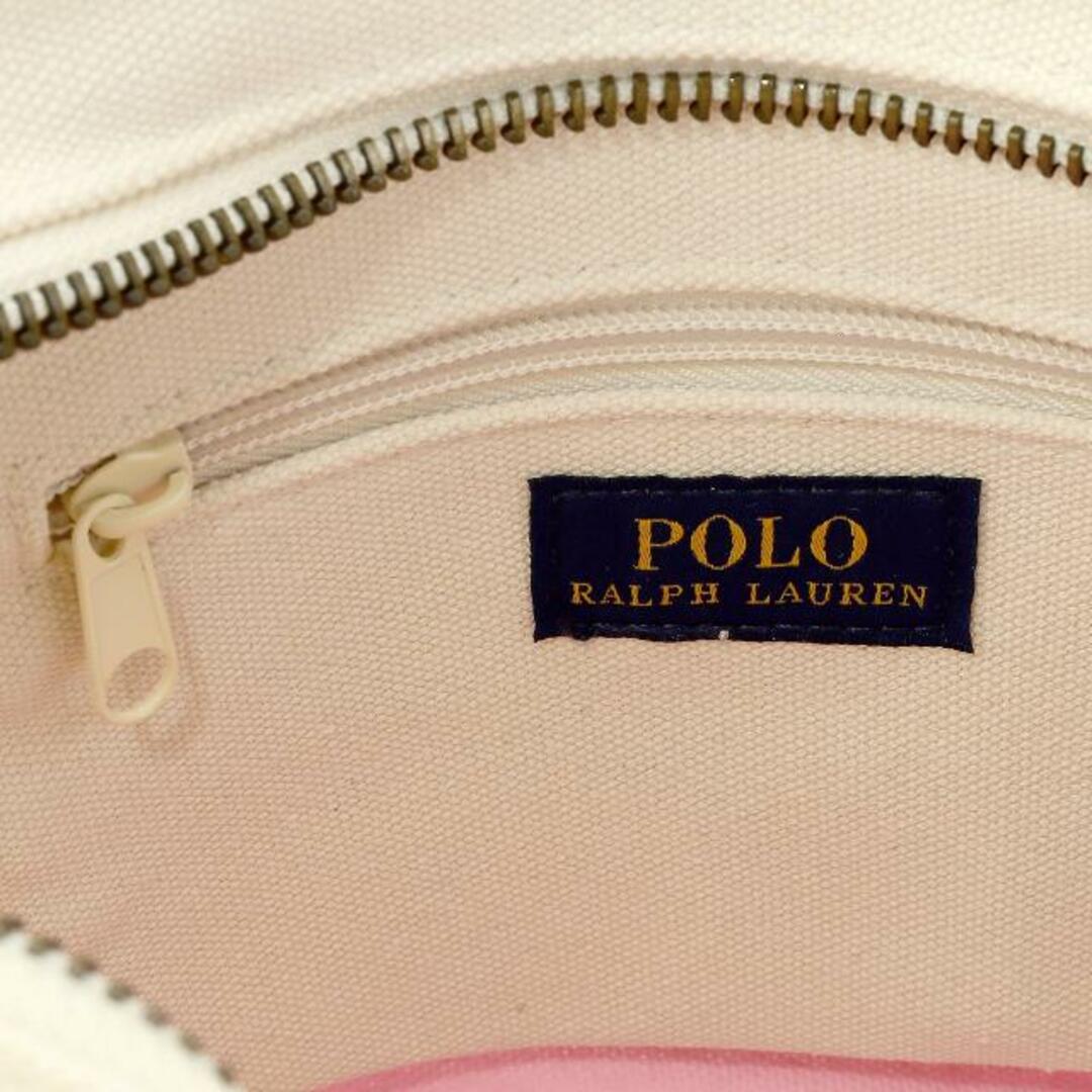 POLO RALPH LAUREN(ポロラルフローレン)の新品 ポロ ラルフローレン POLO RALPH LAUREN トートバッグ コットンキャンバス ミニトート レディースのバッグ(トートバッグ)の商品写真