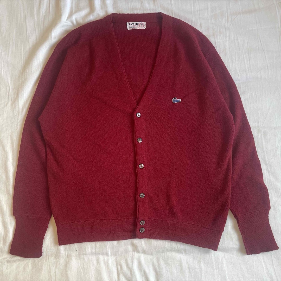 【vintage】60s lacoste izod カーディガン　USA製