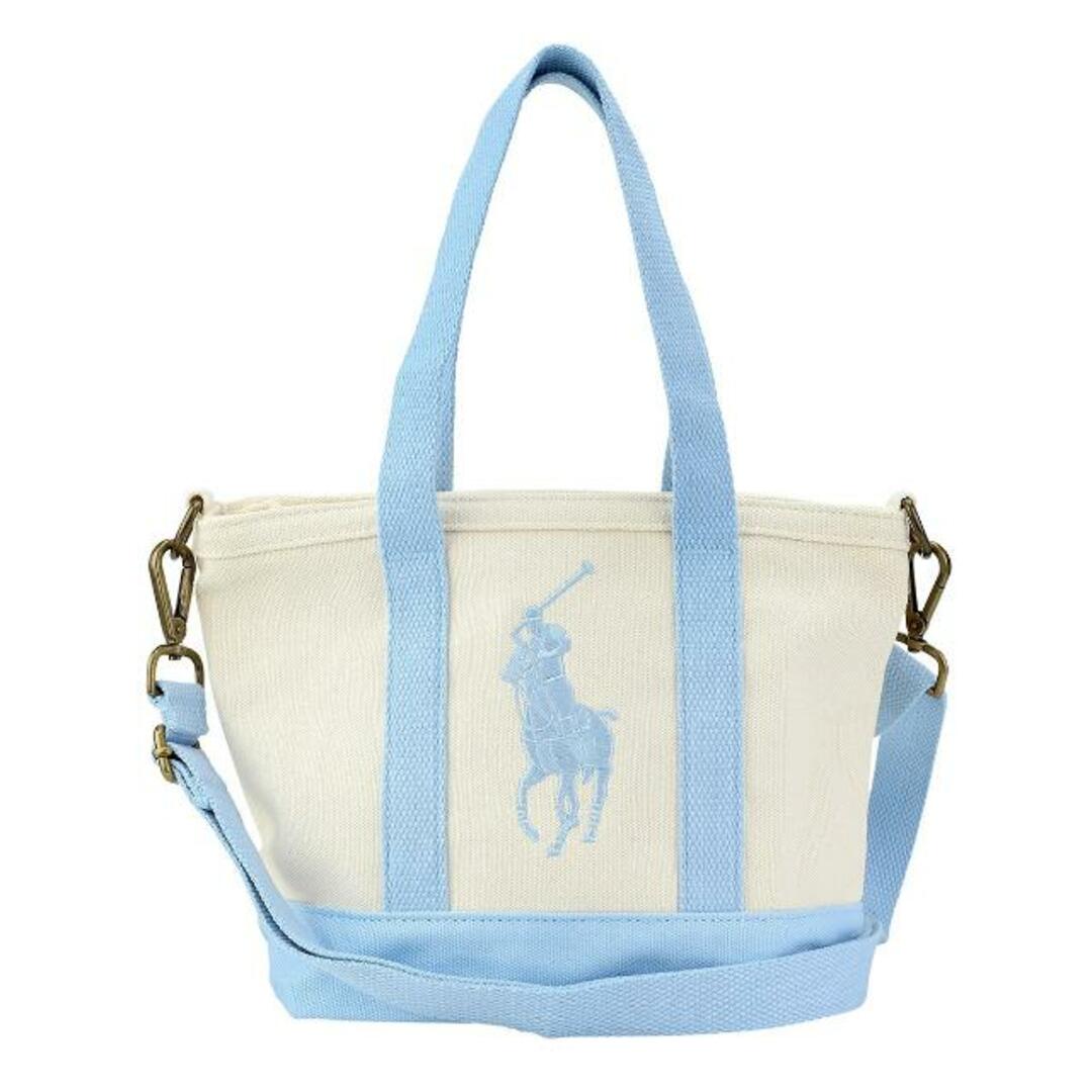 POLO RALPH LAUREN(ポロラルフローレン)の新品 ポロ ラルフローレン POLO RALPH LAUREN トートバッグ コットンキャンバス ミニトート レディースのバッグ(トートバッグ)の商品写真