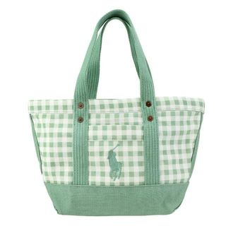 POLO RALPH LAUREN(トートバッグ ・ グリーン・カーキ/緑色系 POLO RALPH LAUREN(トートバッグ ・ グリーン・カーキ/緑色系