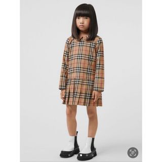 バーバリー(BURBERRY)のバーバリー Burberry チェックワンピース 10y(ワンピース)