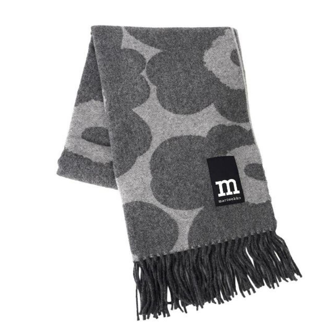 新品 マリメッコ Marimekko マフラー・ストール ウニッコ OVLIN SCARF グレー/ライトグレー