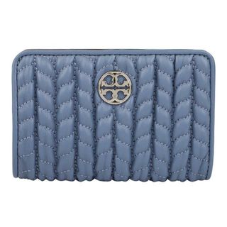 トリーバーチ(Tory Burch)の新品 トリーバーチ TORY BURCH 2つ折り財布 ウィラ ブルーウッド(財布)