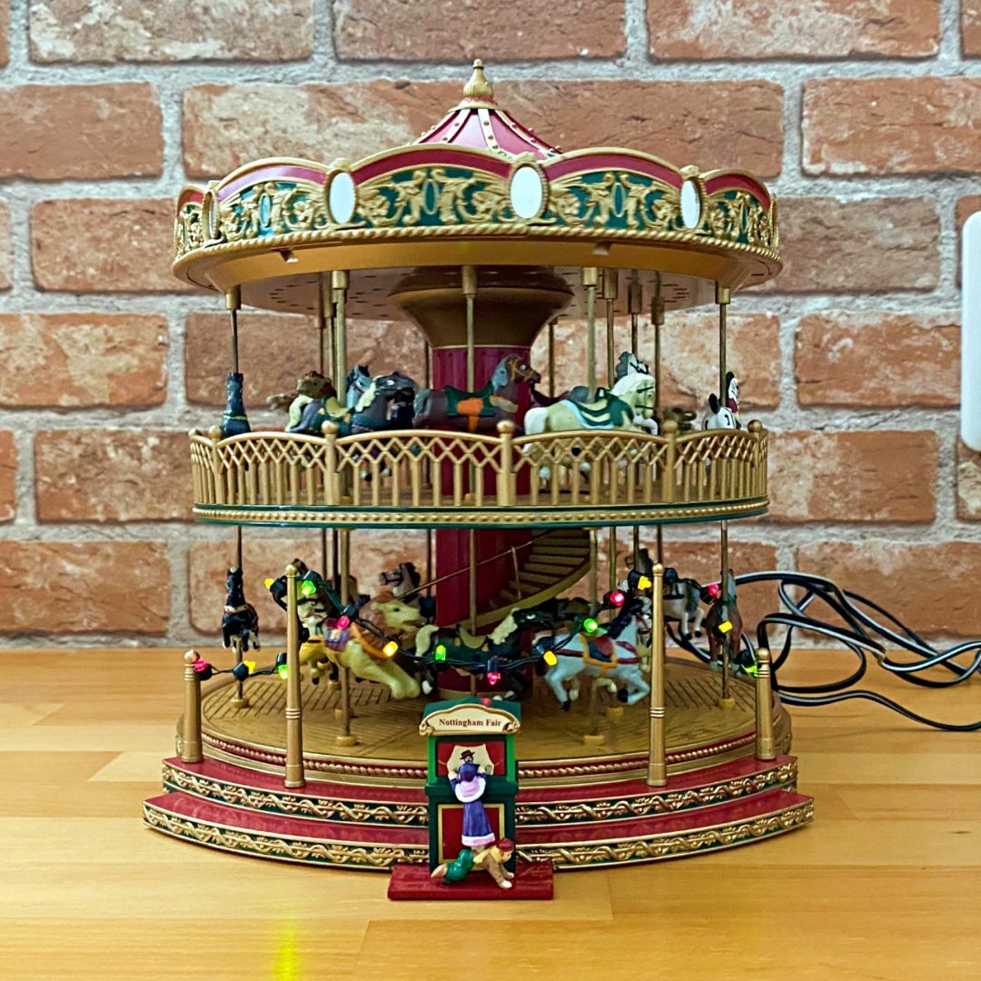 ☆完動!【ミスタークリスマス/オルゴール】おもちゃ メリーゴーランド