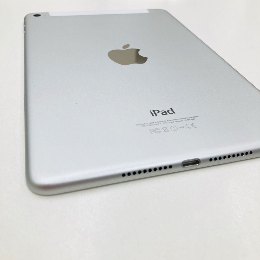 iPad(アイパッド)のiPad mini4 セルラーモデル 128GB / au / シルバー スマホ/家電/カメラのPC/タブレット(タブレット)の商品写真