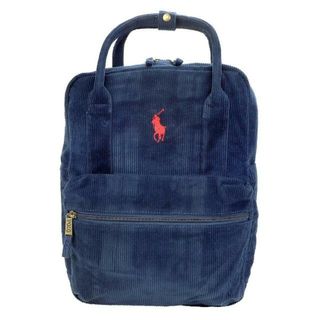 【希少/美品】POLO ポロ リュックサック シボ革 カーキ サイドファスナー