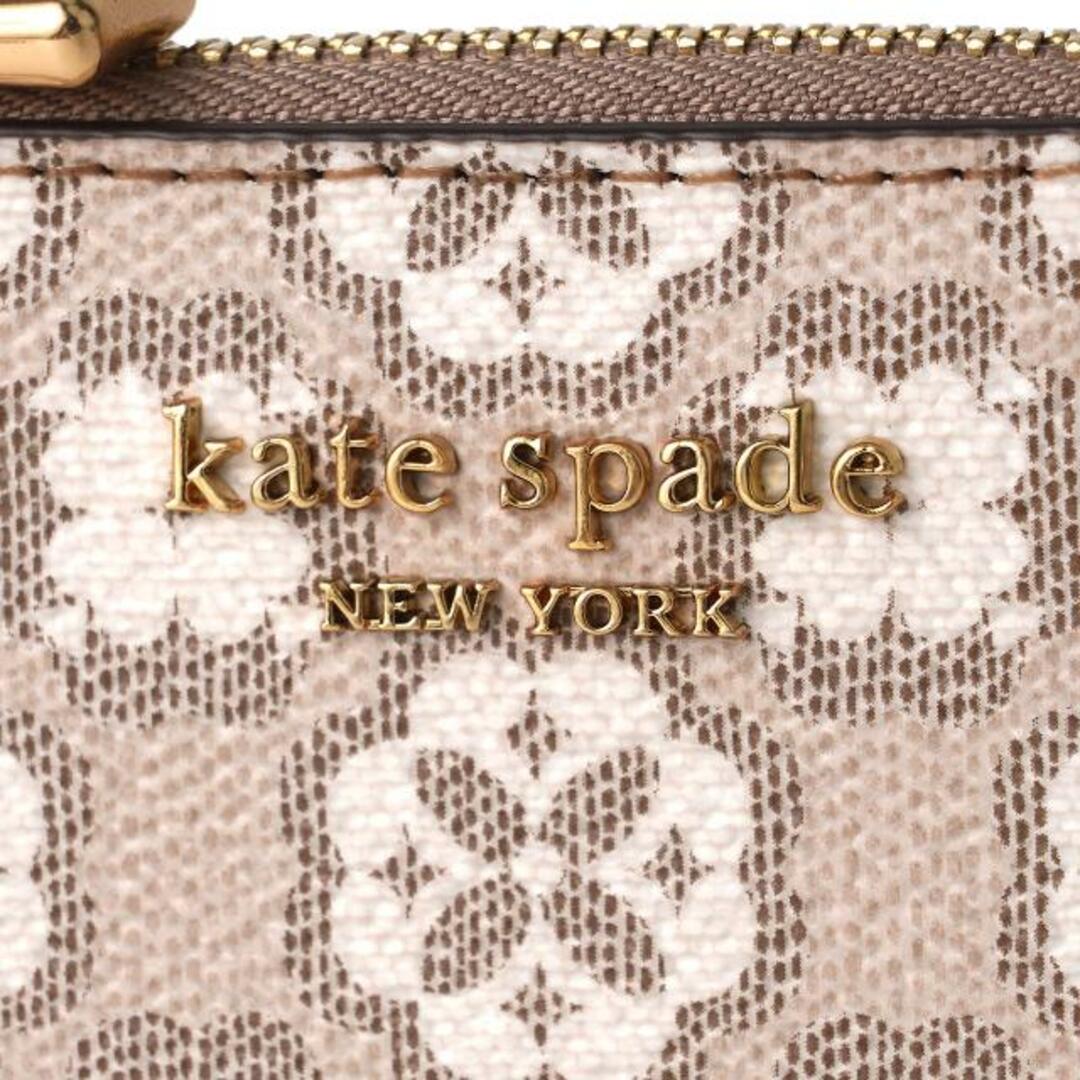 kate spade new york(ケイトスペードニューヨーク)の新品 ケイトスペード kate spade カードケース キー ポーチ ナチュラルマルチ レディースのファッション小物(名刺入れ/定期入れ)の商品写真