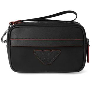 エンポリオアルマーニ(Emporio Armani)の新品 アルマーニ EMPORIO ARMANI ポーチ ブラック(その他)