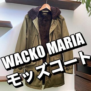 【WACKO MARIA ワコマリア】モッズコート カーキ 冬物 メンズ 古着