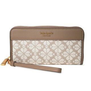 ケイトスペードニューヨーク(kate spade new york)の新品 ケイトスペード kate spade 長財布 ZIP-AROUND CONTINENTAL WALLET ナチュラルマルチ(財布)