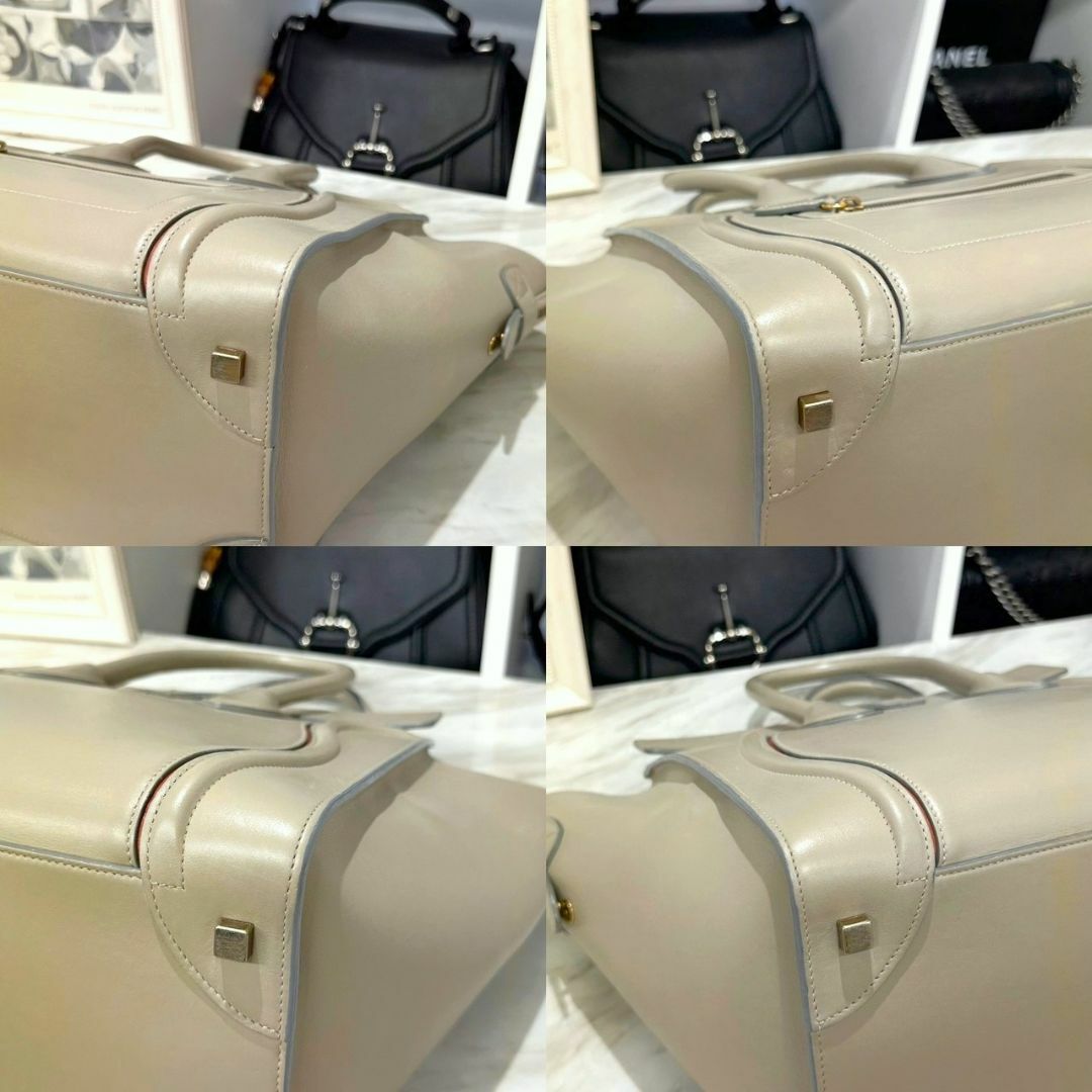 CELINE - セリーヌ ラゲージ ミニ レザー トートバッグ CELINE - セリーヌ ラゲージ ミニ レザー トートバッグ
