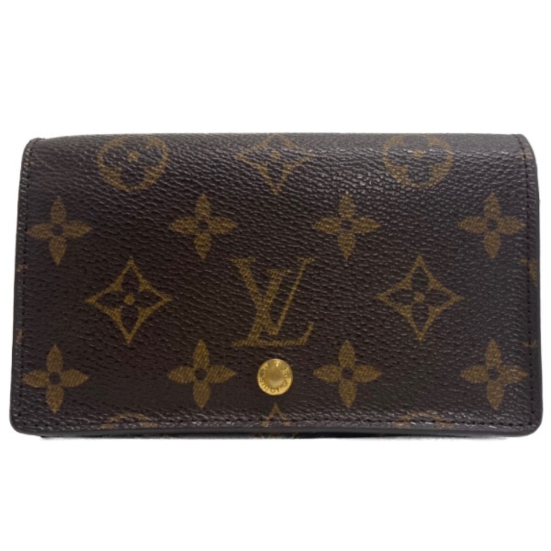 ルイヴィトン LOUIS VUITTON 長財布
 モノグラム ポルトモネビエトレゾール M61730 ブラウン