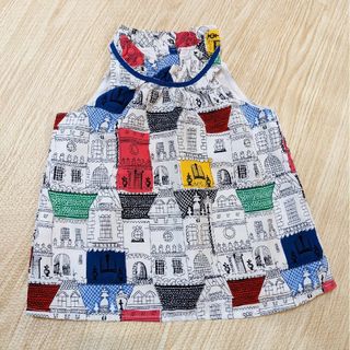 ザラキッズ(ZARA KIDS)のジャニーアンドジャック　ノースリーブ　トップス　12to18month(タンクトップ/キャミソール)