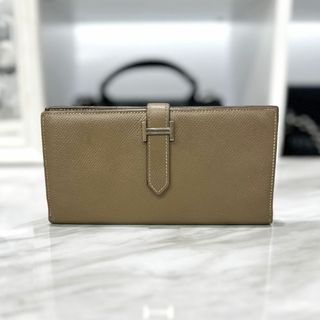 エルメス(Hermes)のエルメス　ベアンスフレ　エプソン　エトゥープ　長財布　□P刻印(財布)