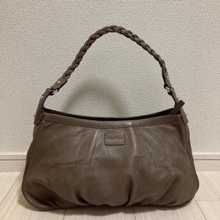 【美品】 マックスマーラ MaxMara ハンドバッグ トートバッグ ギャザー