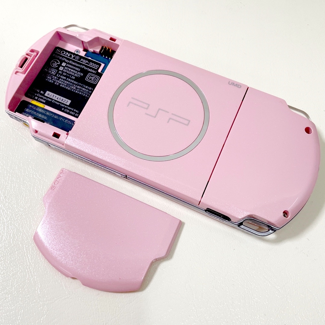 PSP 3000 ブロッサム ピンク 本体 充電器 純正 PSP-3000ZP