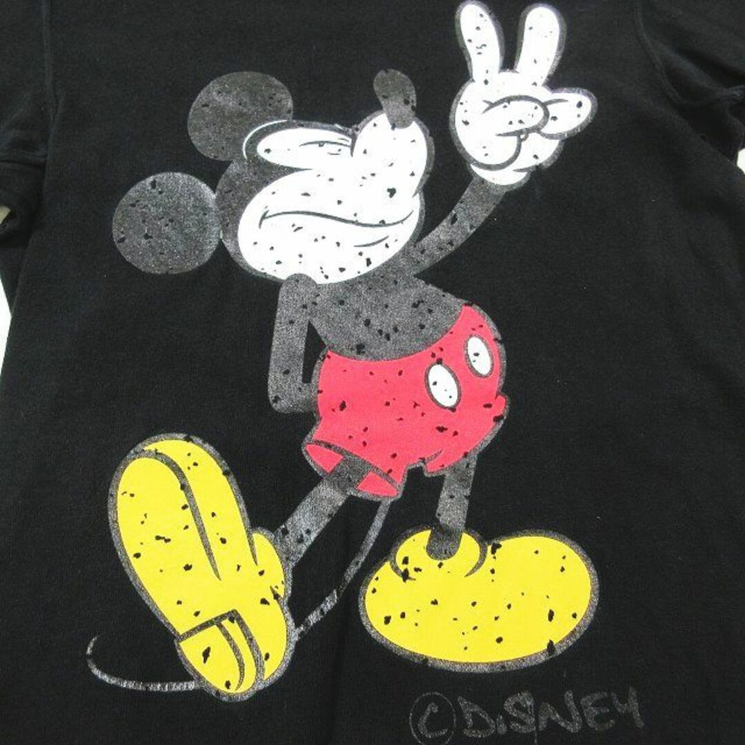 Roen(ロエン)のロエン Roen ×Disney ディズニー ミッキー Tシャツ 半袖 42 黒 メンズのトップス(Tシャツ/カットソー(半袖/袖なし))の商品写真