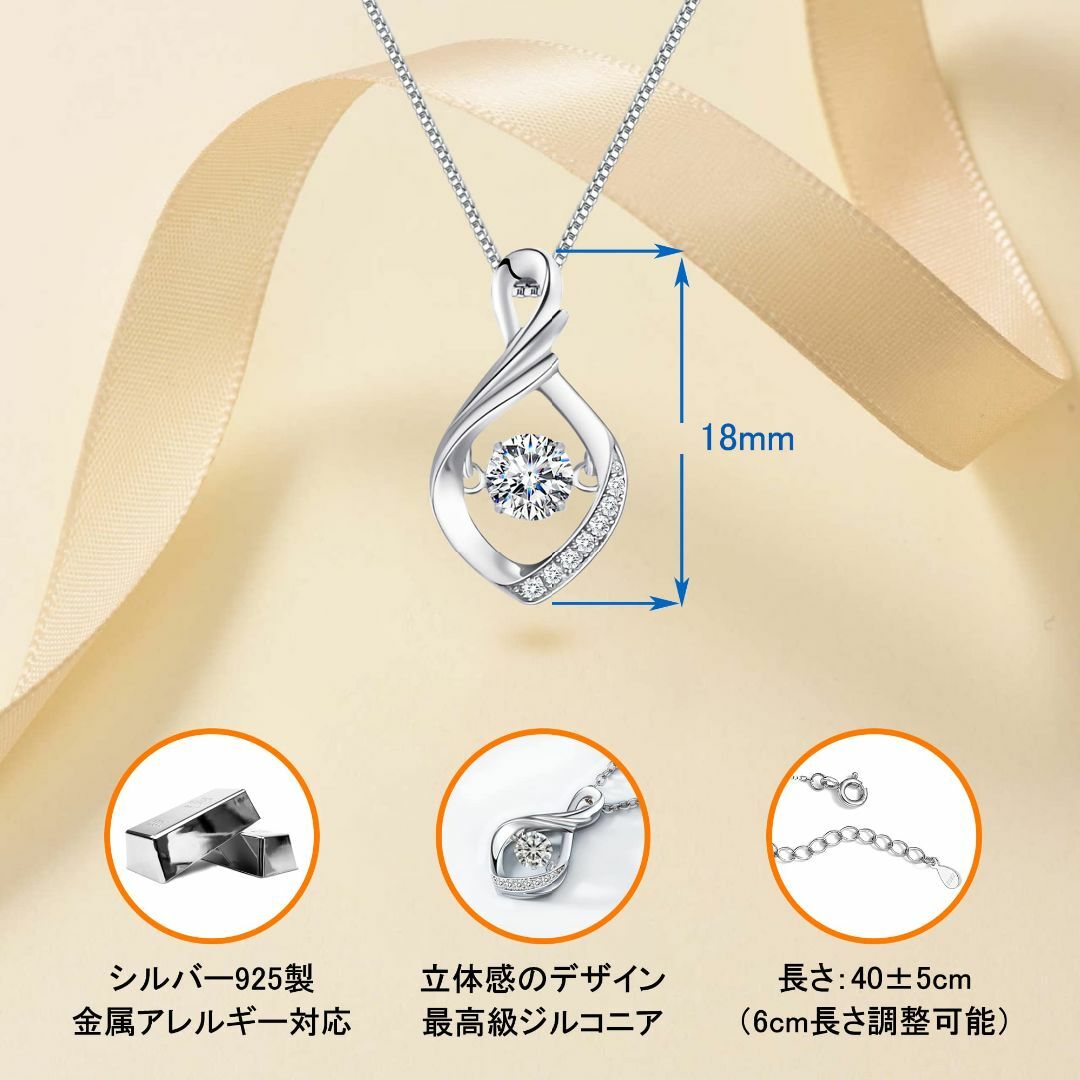 【色: シルバー】[Joyshow] 「限定商品 ネックレス ネックレスレディー