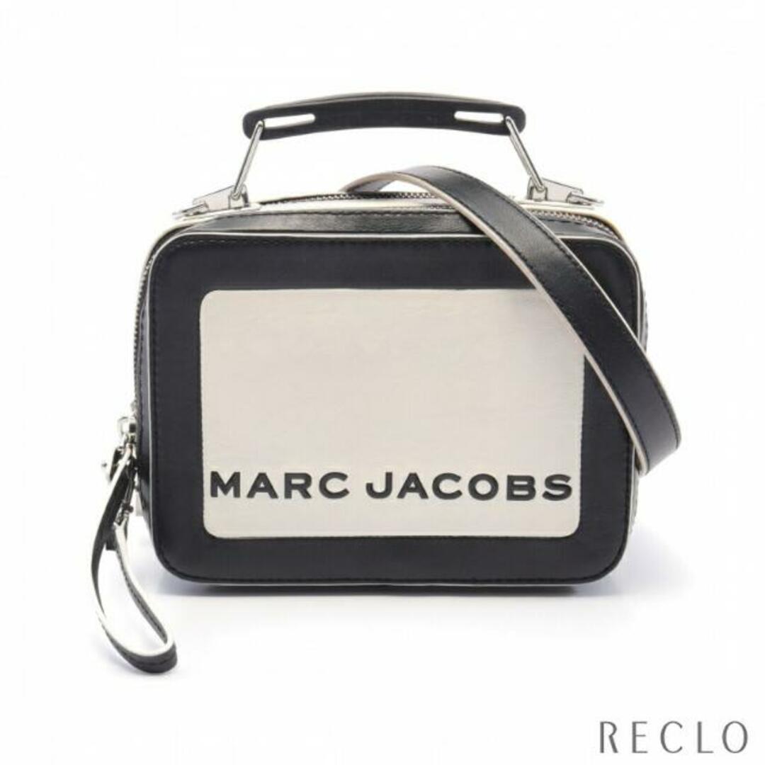 MARC JACOBS(マークジェイコブス)のTHE BOX COLORBLOCKED 20 ザ ボックス 20 ハンドバッグ レザー ホワイト ブラック 2WAY レディースのバッグ(ハンドバッグ)の商品写真