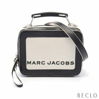 マークジェイコブス(MARC JACOBS)のTHE BOX COLORBLOCKED 20 ザ ボックス 20 ハンドバッグ レザー ホワイト ブラック 2WAY(ハンドバッグ)