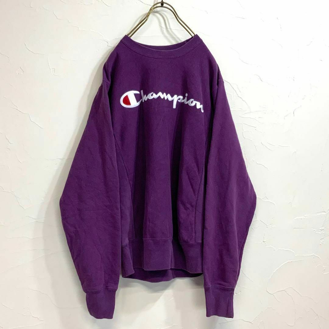 Champion(チャンピオン)のUSA規格 青単 champion reverse weave ビッグ刺繍 メンズのトップス(スウェット)の商品写真