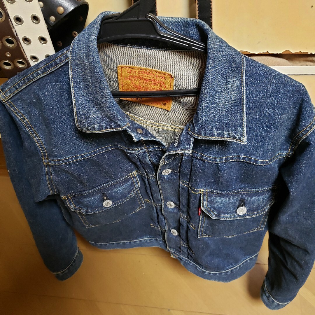 Levi's - Levi's リーバイス 71507-XX ビッグE 赤耳 Gジャン 本革