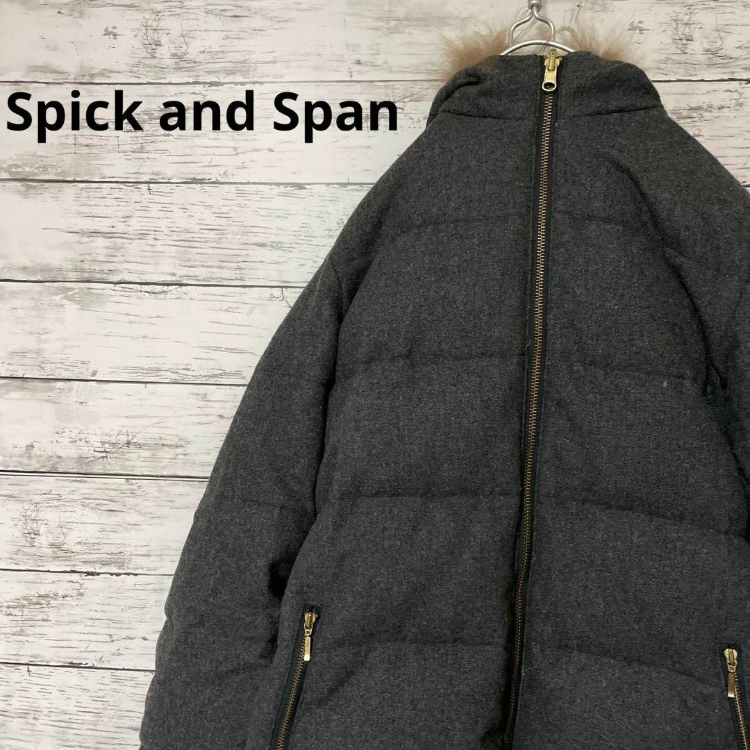 Spick & Span(スピックアンドスパン)のSpick and Span リバーシブルダウンジャケット ラクーンファー レディースのジャケット/アウター(ダウンジャケット)の商品写真