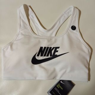 ナイキ(NIKE)のNIKE　ブラタンク【ホワイト・Lサイズ】(トレーニング用品)