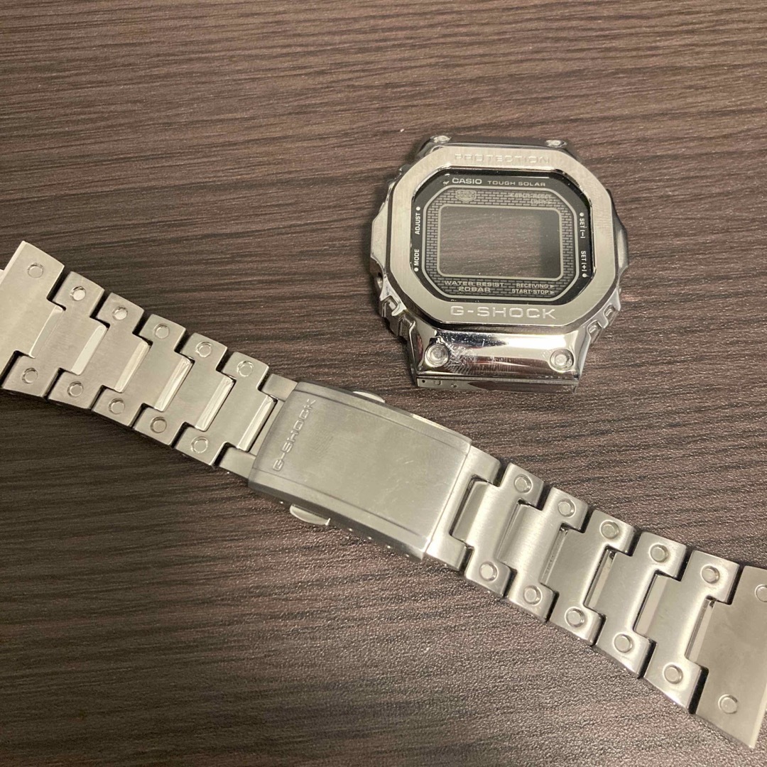G-SHOCK - G-SHOCK GMW-B5000 ベゼル/ベルトセット シルバーの通販 by